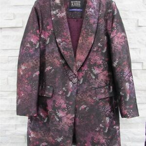 Scotch & Soda Men's Multicolor Patterned Blazer